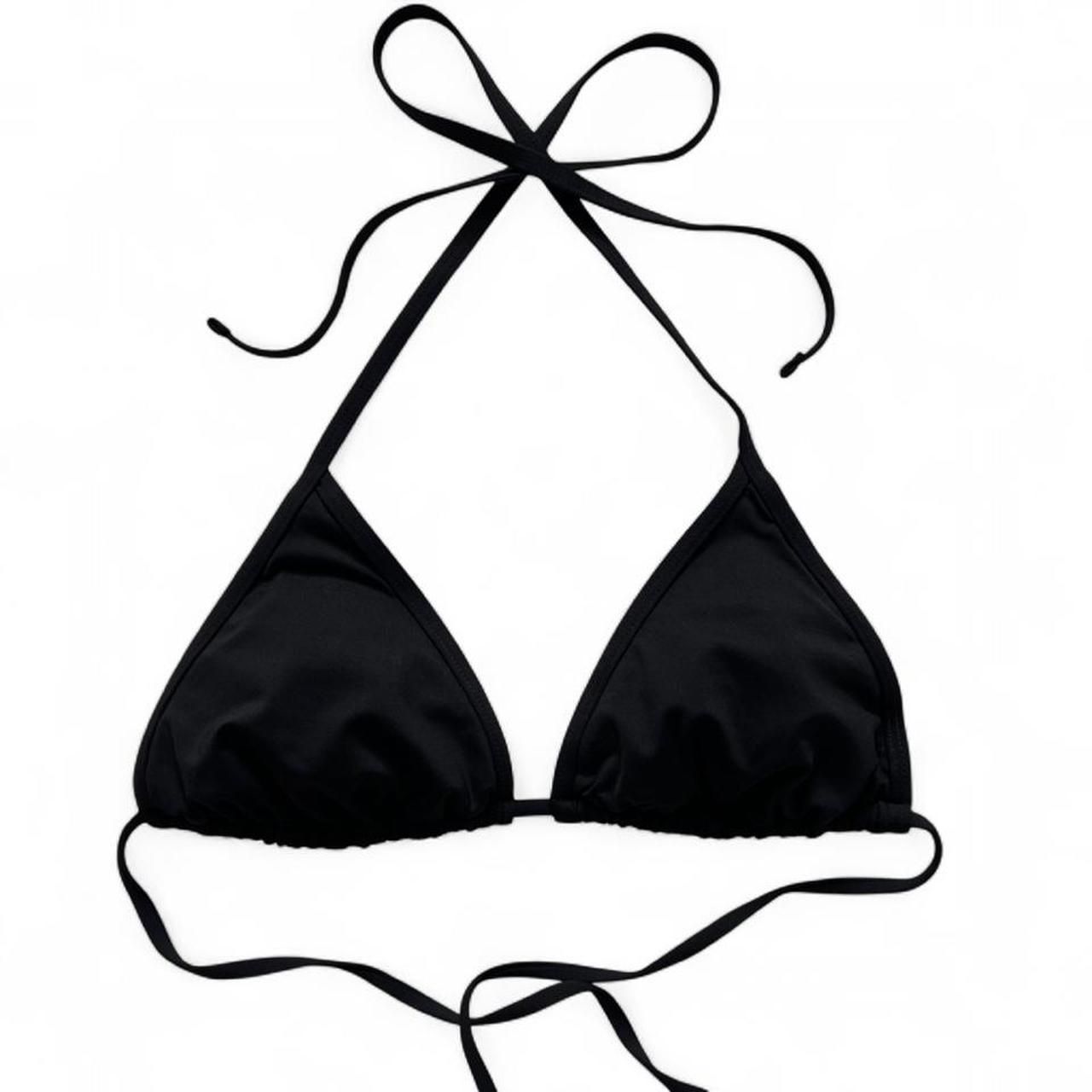 Black Triangle Bikini Top Women’s Small